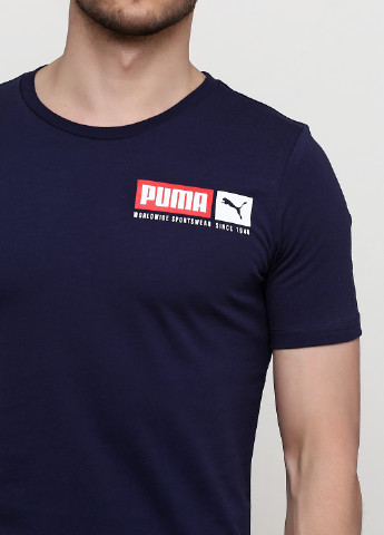 Темно-синяя футболка Puma Blank Program