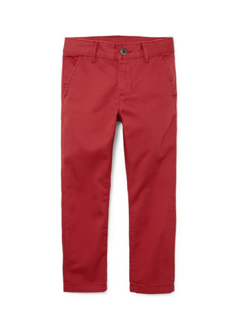 Красные кэжуал демисезонные брюки зауженные The Children's Place