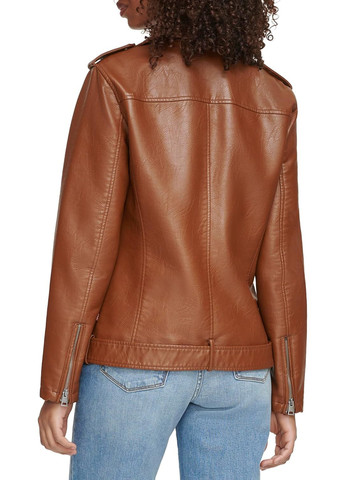 Коричнева демісезонна куртка косуха Levi's