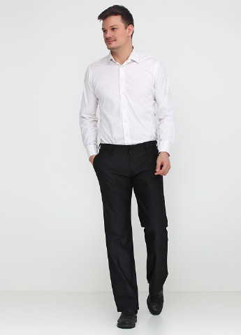 Черные классические демисезонные со средней талией брюки Karl Lagerfeld