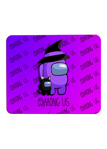 Килимок для мишки Амонг Ас Фіолетовий (Among Us Violet) (25108-2423) 22х18 см MobiPrint (222995239)