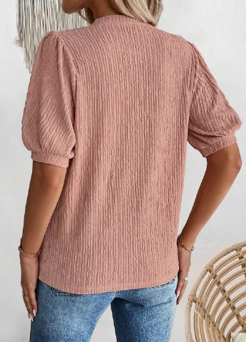 Персикова блуза SHEIN