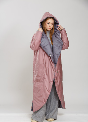 Серое зимнее Пальто Alberto Bini