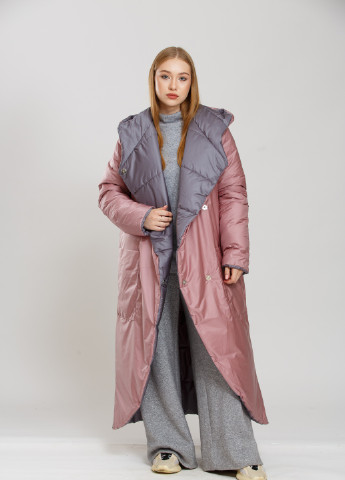 Серое зимнее Пальто Alberto Bini