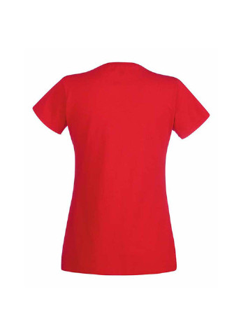 Красная демисезон футболка Fruit of the Loom 061372040L
