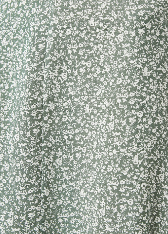 Зеленая кэжуал цветочной расцветки юбка KOTON
