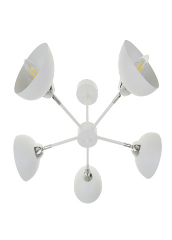 Люстра білого кольору на 5 лампочок BL-998S/5 E27 WH/CH Brille (251290863)