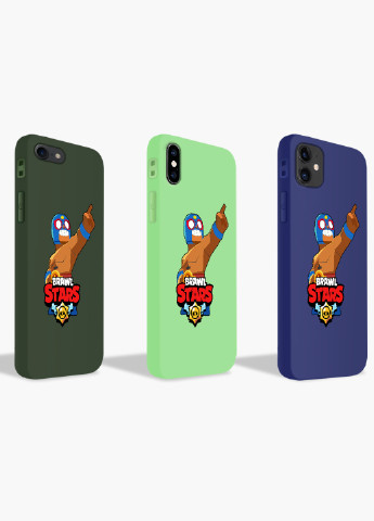 Чохол силіконовий Apple Iphone X Ель Прімо Бравл Старс (El Primo Brawl Stars) (6129-1011) MobiPrint (219288539)