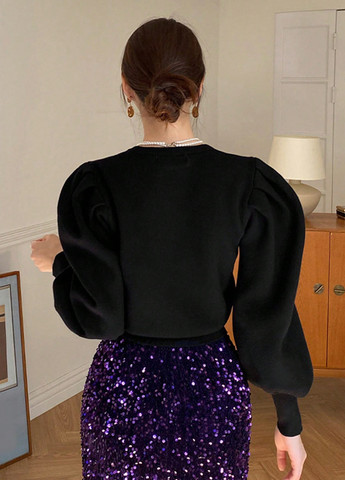 Черный демисезонный джемпер джемпер Dazy