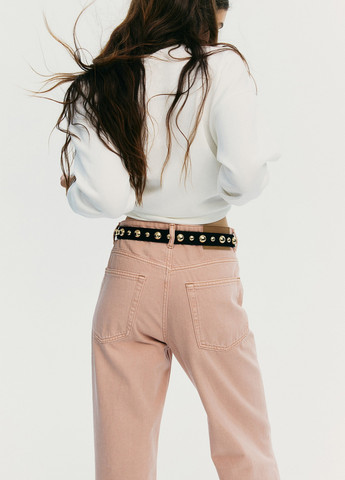 Білий світшот H&M однотонний вишивка рішельє (366778438)