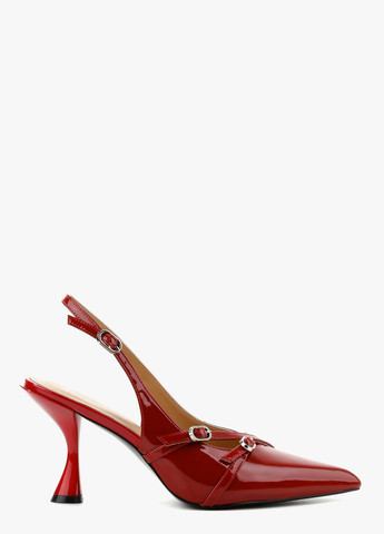 Le'BERDES Туфли слингбеки красный з натуральная кожа, украина — лето (370483596)