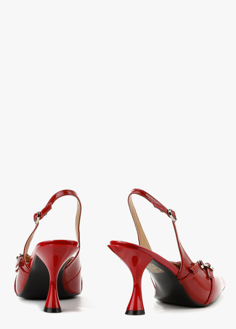 Le'BERDES Туфли слингбеки красный з натуральная кожа, украина — лето (370483596)