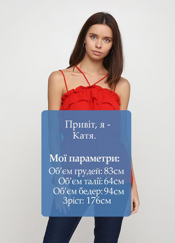 Красная блуза H&M