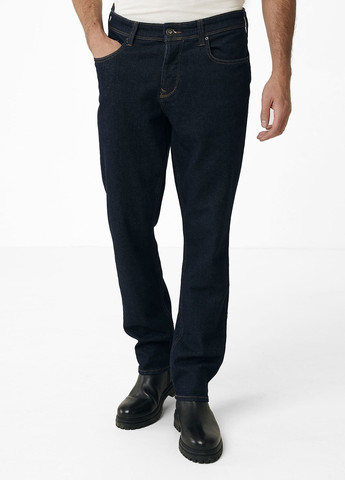 Синие демисезонные прямые джинсы Mexx