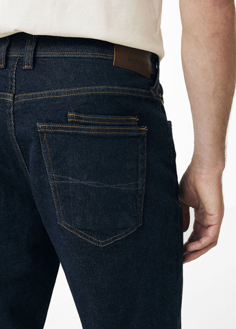 Синие демисезонные прямые джинсы Mexx