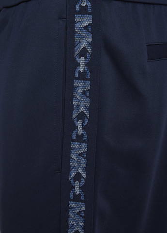 Темно-синие спортивные летние зауженные брюки Michael Kors