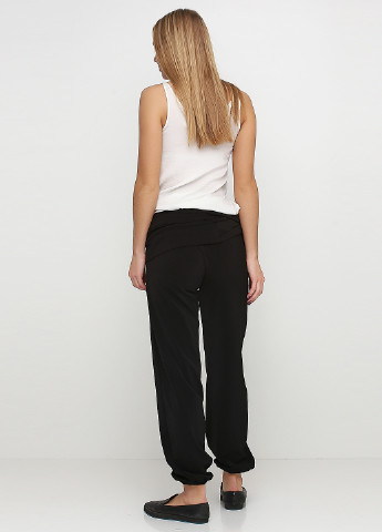 Черные кэжуал демисезонные брюки Oblique