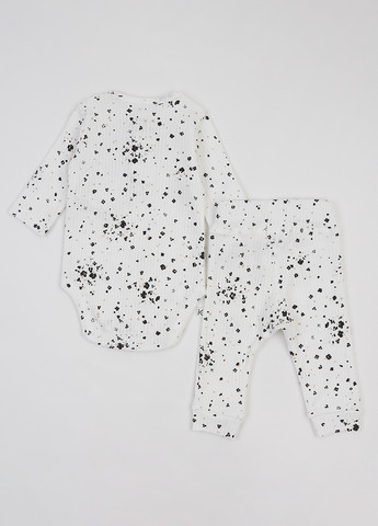 Молочный демисезонный комплект (боди, штаны) KRAKO