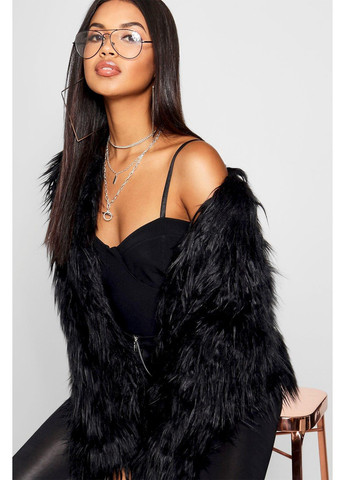 Чорна демісезонна куртка Boohoo