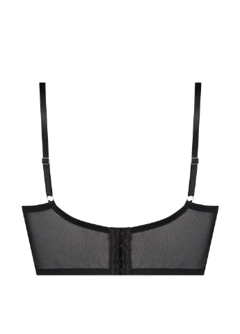 Чорний бюстгальтер Hunkemoller без кісточок поліамід