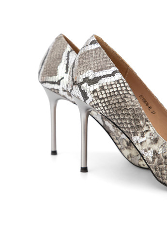 Respect Туфлі туфлі-човники сірий з натуральна шкіра, україна — демісезон (306619577)