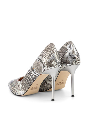 Respect Туфлі туфлі-човники сірий з натуральна шкіра, україна — демісезон (306619577)