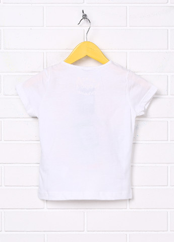 Белая летняя футболка с коротким рукавом B.P.C.