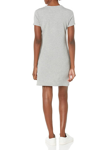 Серое кэжуал платье платье-футболка Calvin Klein меланжевое