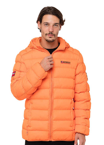 Оранжевая демисезонная куртка Geographical Norway