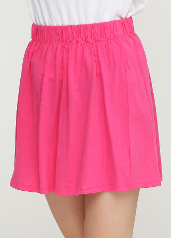 Розовая кэжуал однотонная юбка Terranova мини