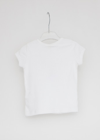 Біла літня футболка з коротким рукавом United Colors of Benetton
