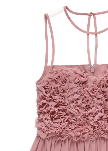 Рожево-лілова коктейльна, вечірня сукня з пишною спідницею Apart однотонна