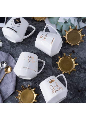 Кружка с крышкой Good morning 6821 350 мл No Brand (253664489)