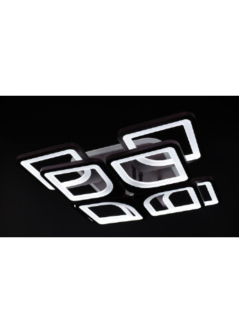 Люстра потолочная LED с пультом A2281/4+4S-RGB-cf Коричневый 11х43х43 см. Sunnysky (253627038)