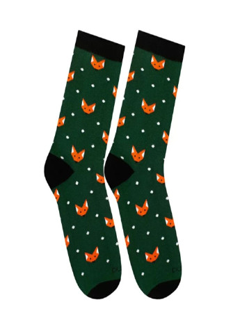 Темно-зелёные набор (3 шт) женских носков Duna однотонные (252882258)