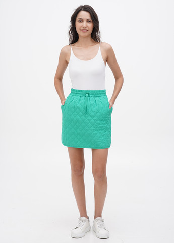 Зеленая кэжуал однотонная юбка Pieces