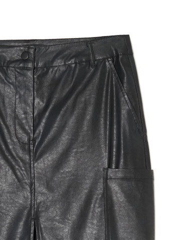 Черная кэжуал однотонная юбка Cropp карго