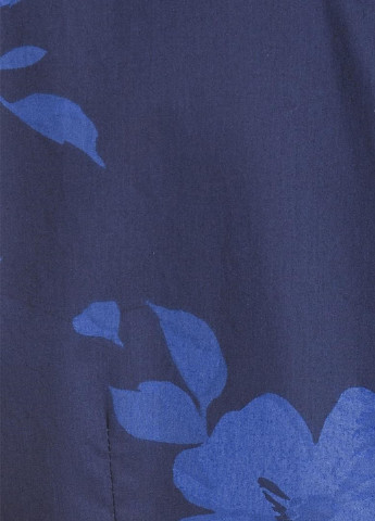 Темно-синяя летняя блуза с баской Kate Spade