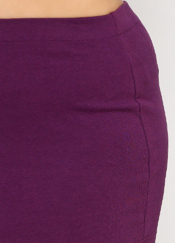 Фиолетовая кэжуал однотонная юбка Crazy World карандаш