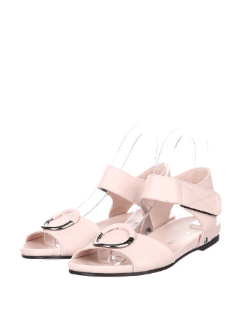 Женские кэжуал сандалии Mario Muzi светло-розового цвета на липучке
