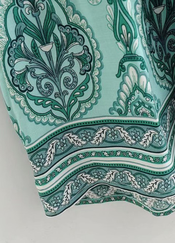 Сарафан жіночий з контрастним візерунком Green Berni Fashion wf-9971 (231253854)