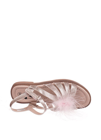Розовые кэжуал сандалии Seventeen с ремешком