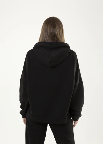 Худі жіноче "Slit" Oversize чорний Intruder (229691490)