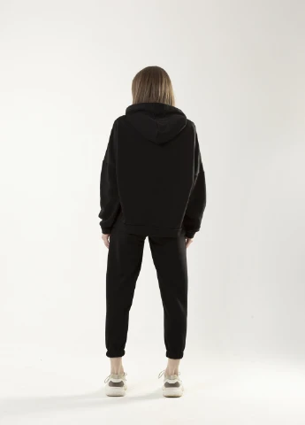 Худі жіноче "Slit" Oversize чорний Intruder (229691490)