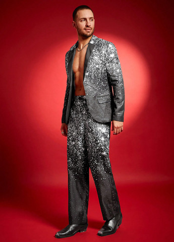 Черный демисезонный костюм (пиджак, брюки) брючный SHEIN