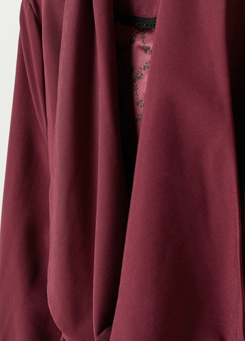 Бордове Кежуал напівпальто H&M однотонне