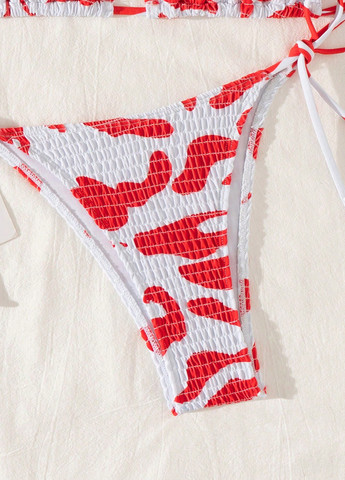 Комбинированный летний купальник (лиф, трусики) бикини, раздельный SHEIN