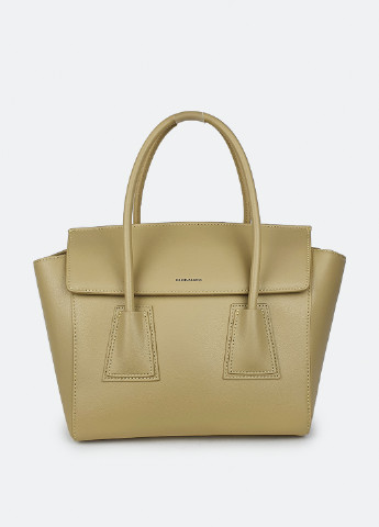 Жовта жіноча сумка велика шкіряна каркасна Fashion (232986038)