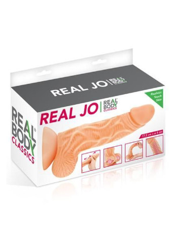 Фалоімітатор з рухомою крайньою плоттю - Real JO Real Body (252022355)