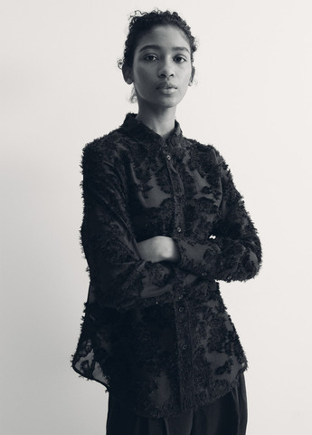 Чорна блуза H&M